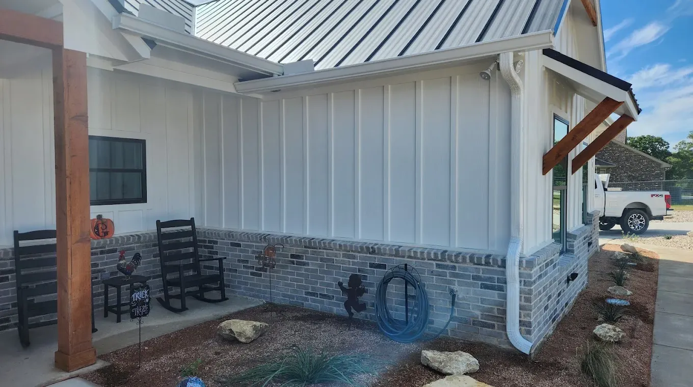 Seamless gutter installation in Crowley, TX